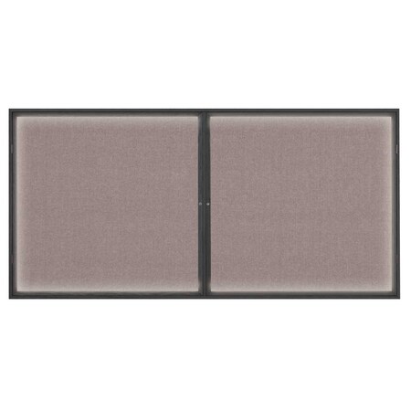 United Visual Products Open Faced Traditional Corkboard, 12x36" UV639A-SATIN-BLSPRU